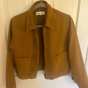 Alex Mill cropped denim jacket size L